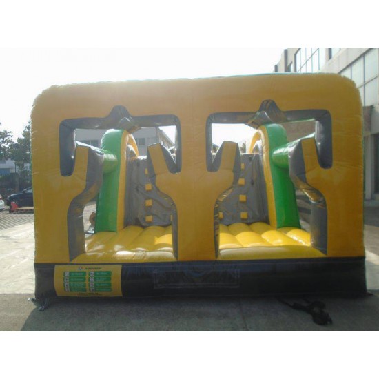 95ft Toxic Rush Inflatable Obstacle Course